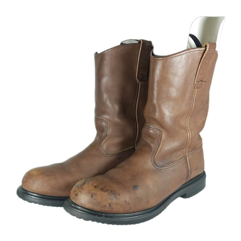 Red Wing Men's Pecos 2231 Us 13e Brown Pullon Steel Toe 11" Work Boots